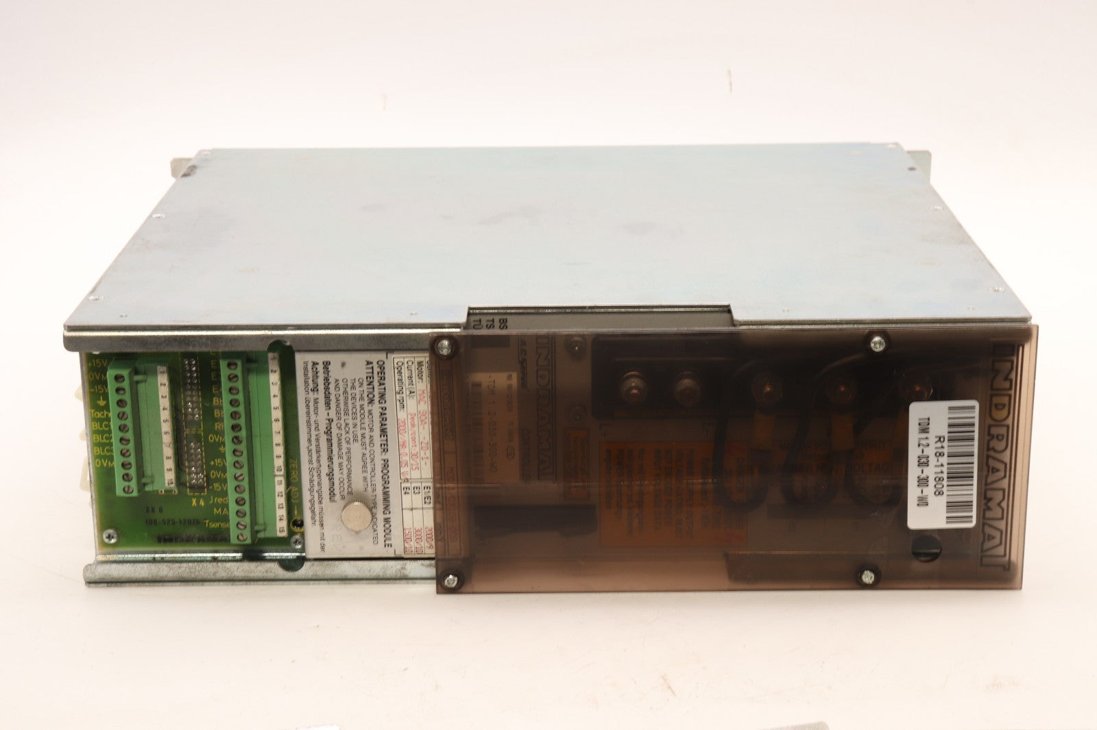 INDRAMAT	 AC SERVO CONTROLLER	TDM 1.2-030-300-W0