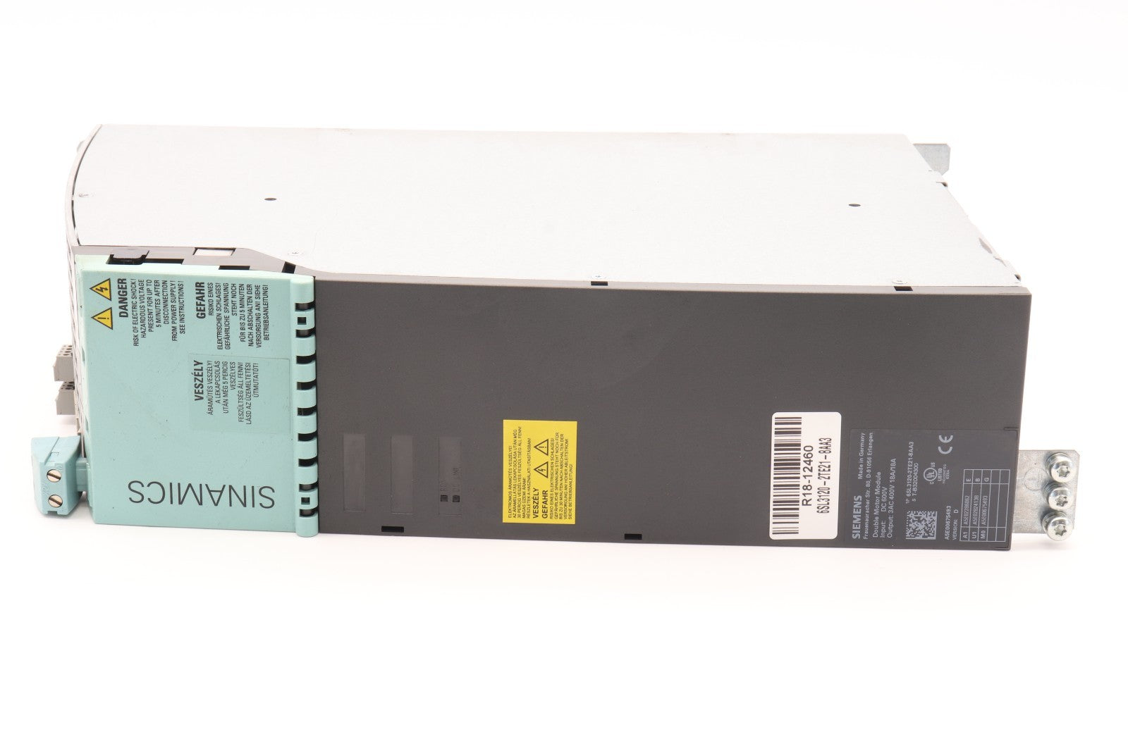 SIEMENS	DOUBLE MOTOR MODULE	6SL3120-2TE21-8AA3