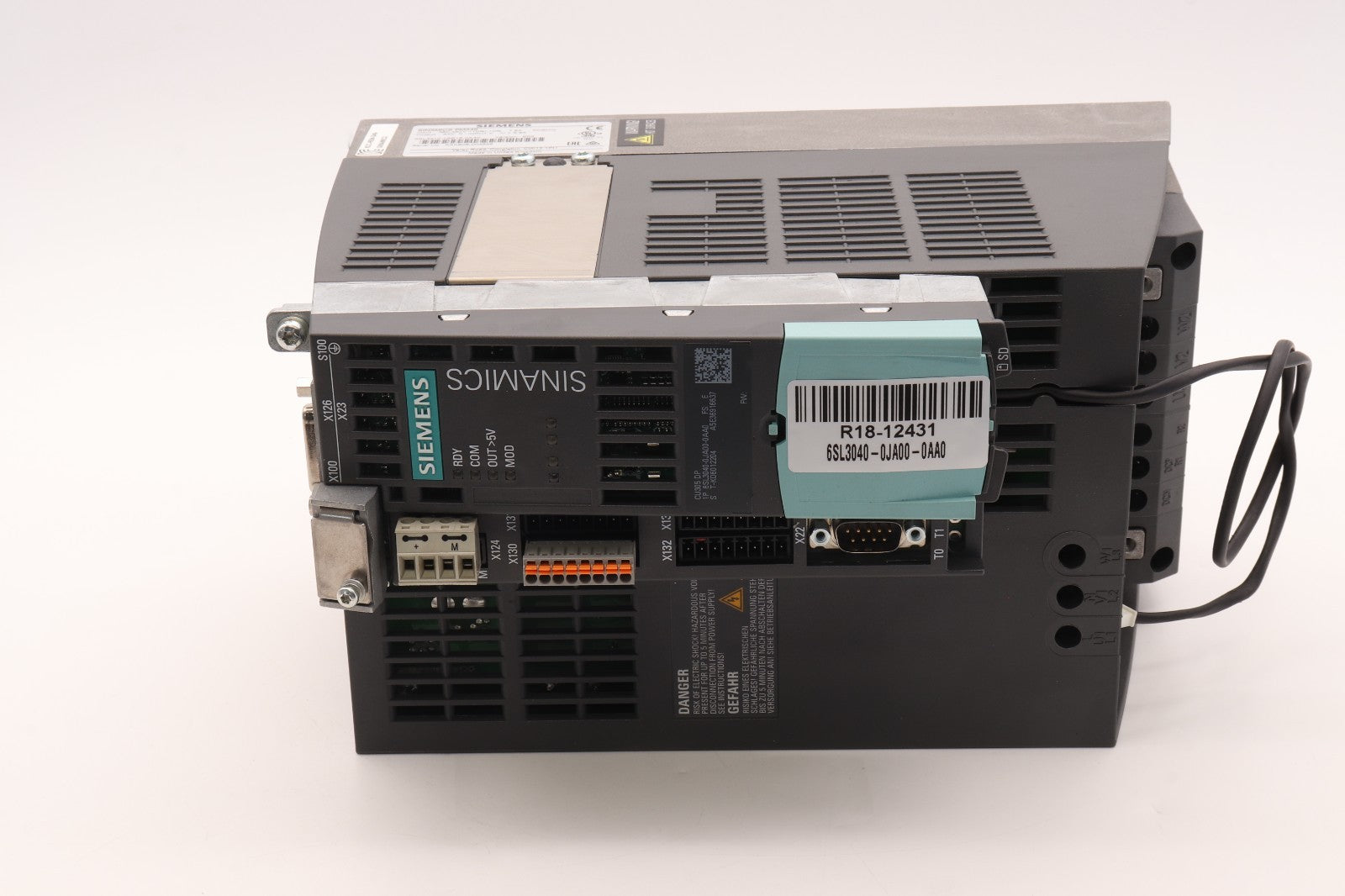 SIEMENS	SINAMICS 6SL3040-0JA00-0AA0	POWER MODULE 340 6SL3210-1SE16-0AA0