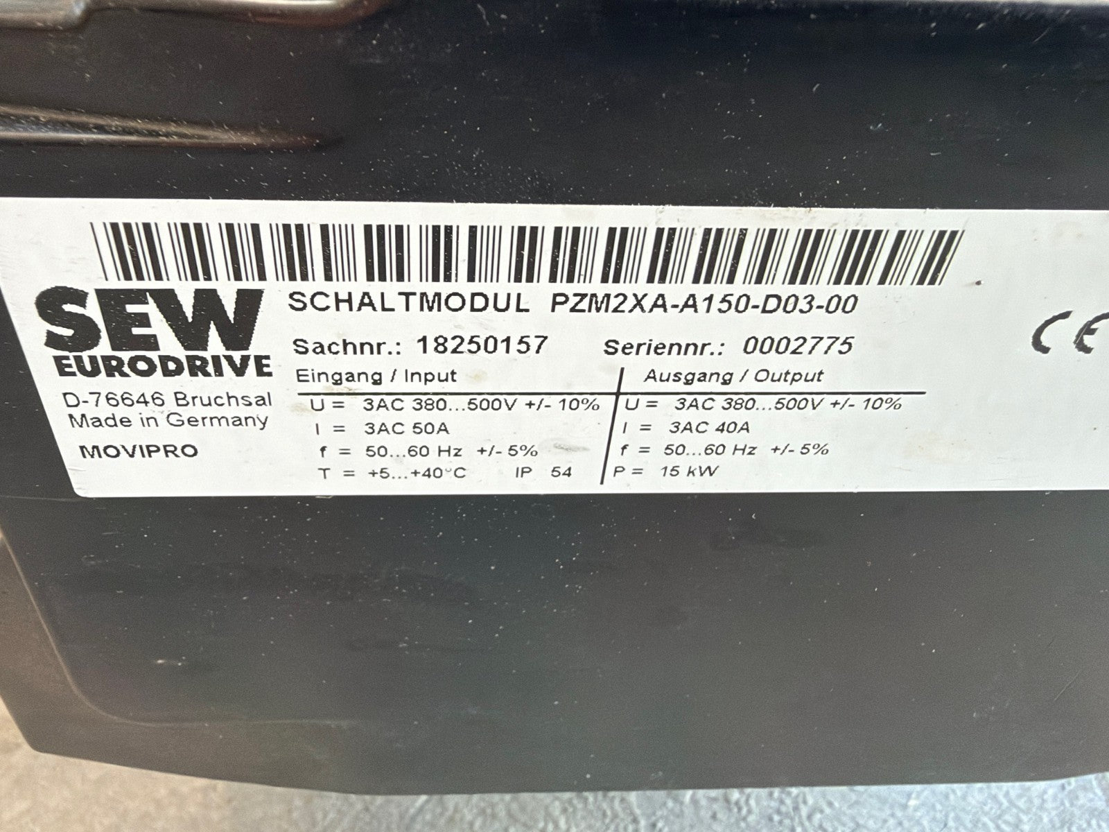 SEW EURODRIVE	PHC22A-A150M1-E21A-00-/S11