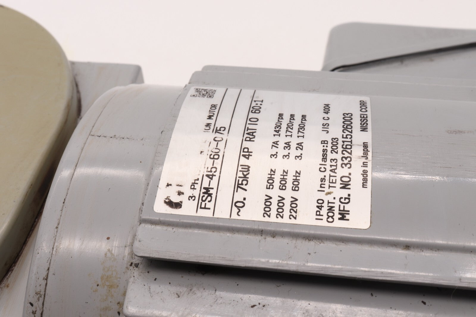 GTR	3 PHASE INDUCTION MOTOR	FSM-45-60-075