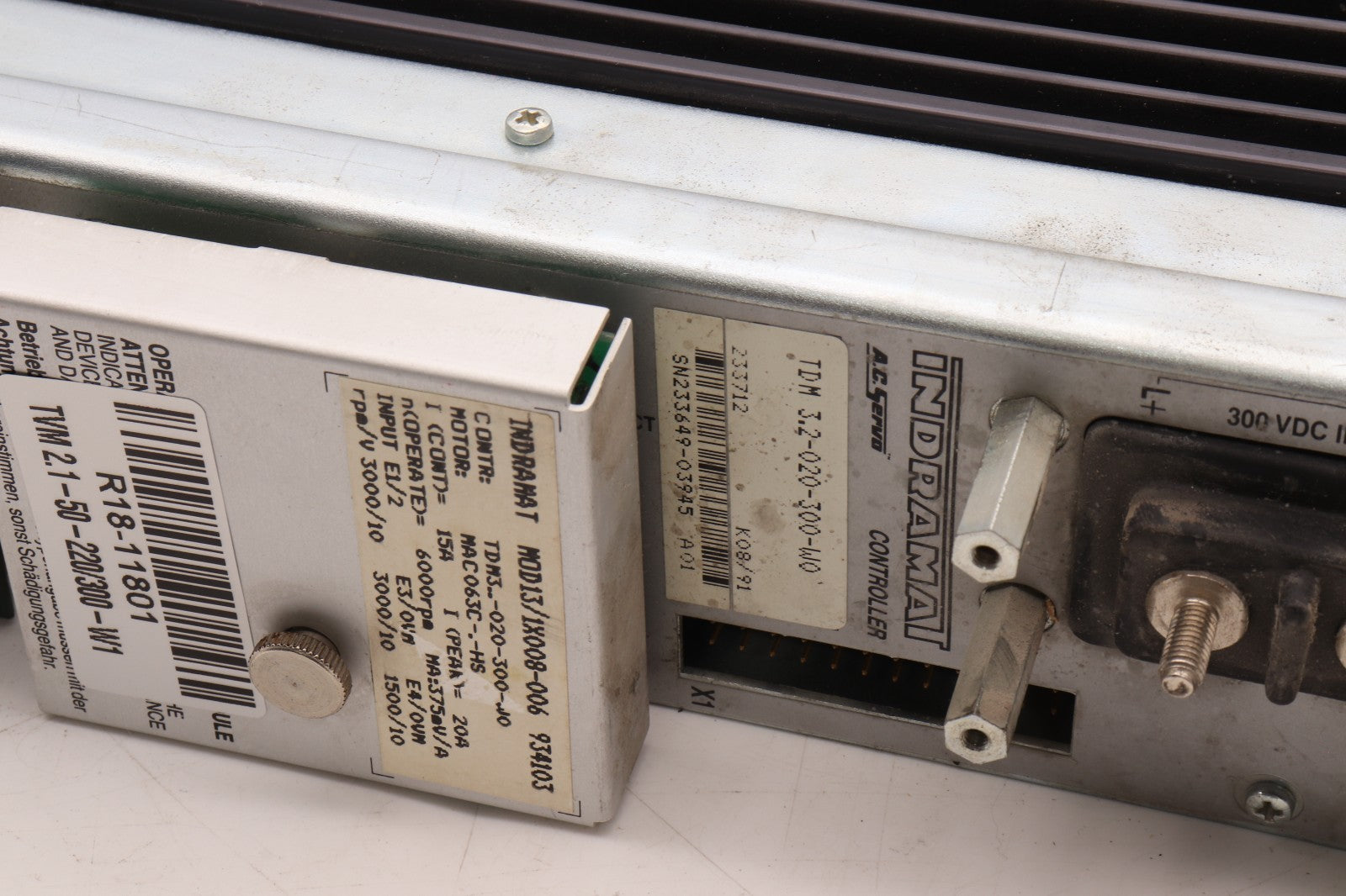 INDRAMAT	  POWER SUPPLY 	TVM 2.1-50-220/300-W1-220/380