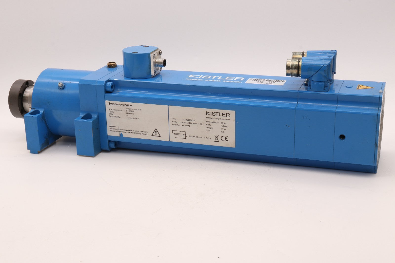 KISTLER	2151B15052001	MODEL NCFH 15 200 300 B H C G