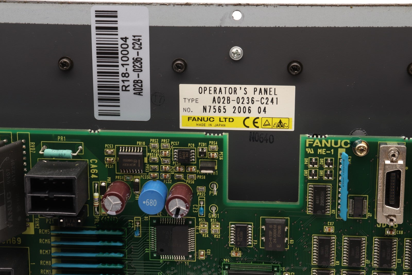 FANUC	  OPERATOR'S PANEL   A02B-0236-C241