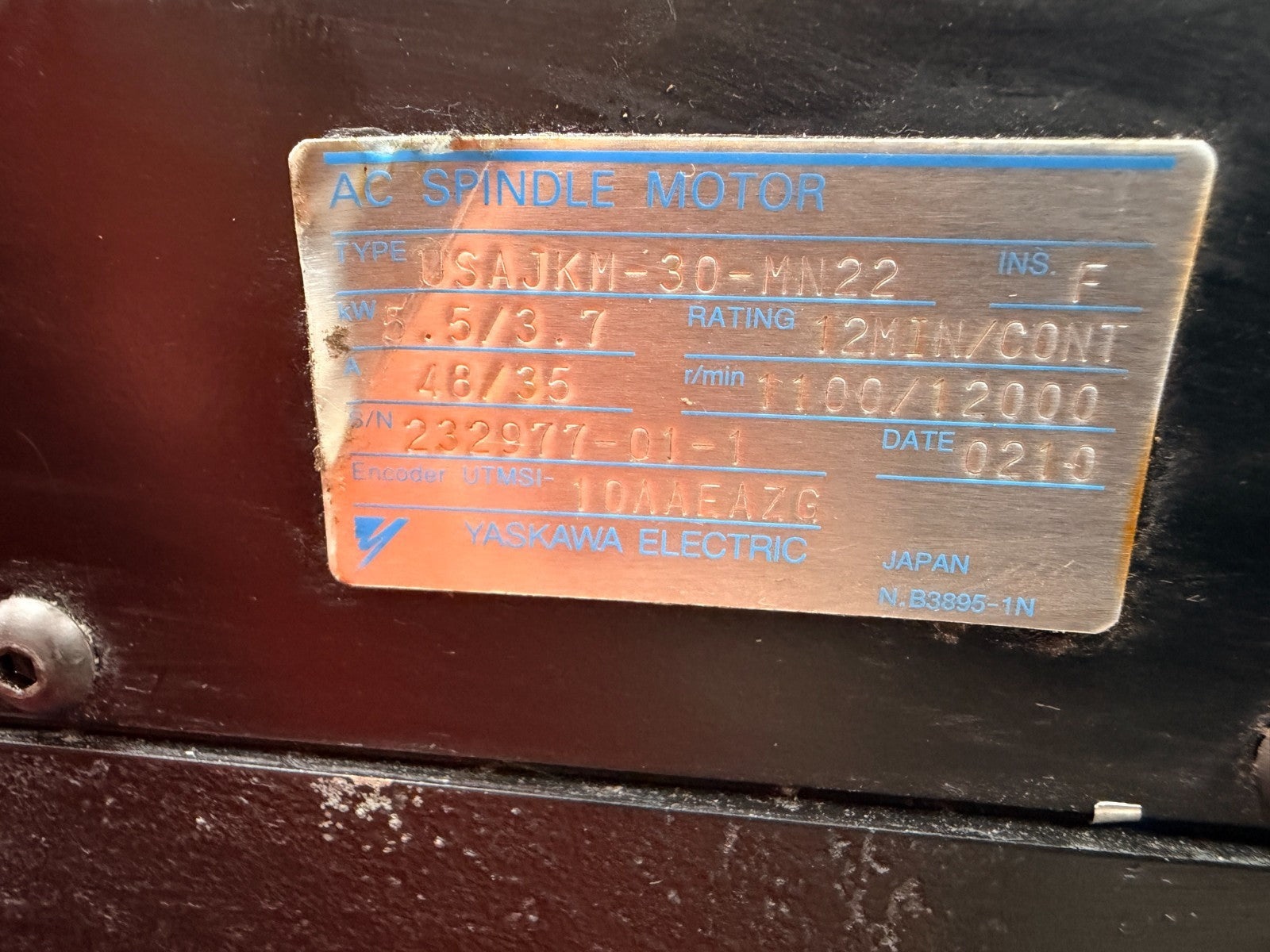 YASKAWA ELECTRIC	USAJKM-30-MN22