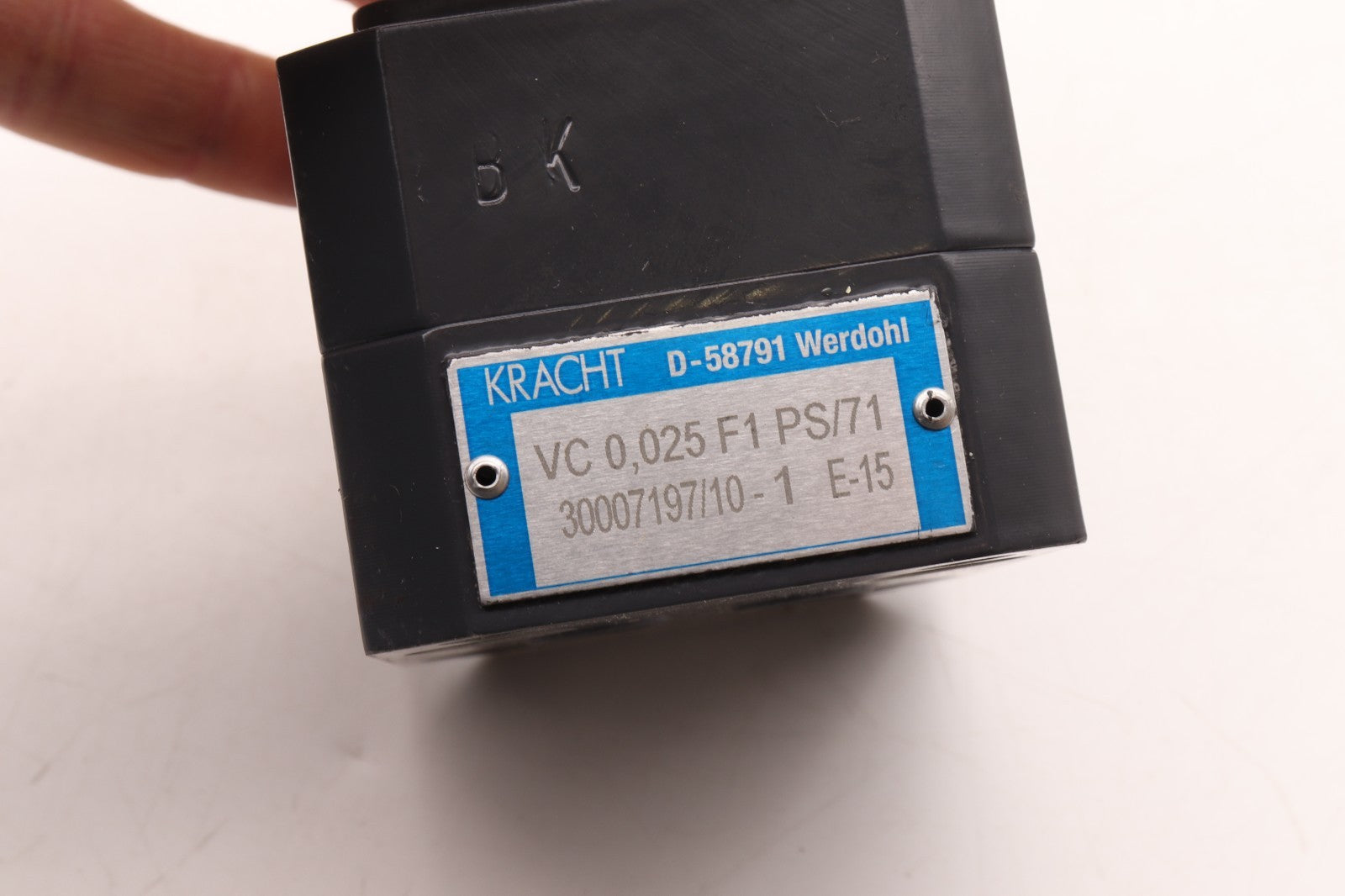KRACHT	VC 0,025 F1 PS/71	30007197/10-1 E-15