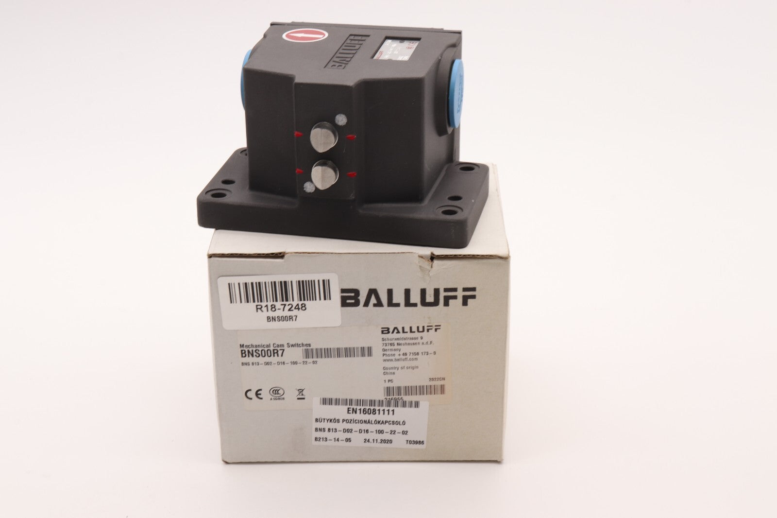 BALLUFF MECHANICAL CAM SWITCHES BNS00R7