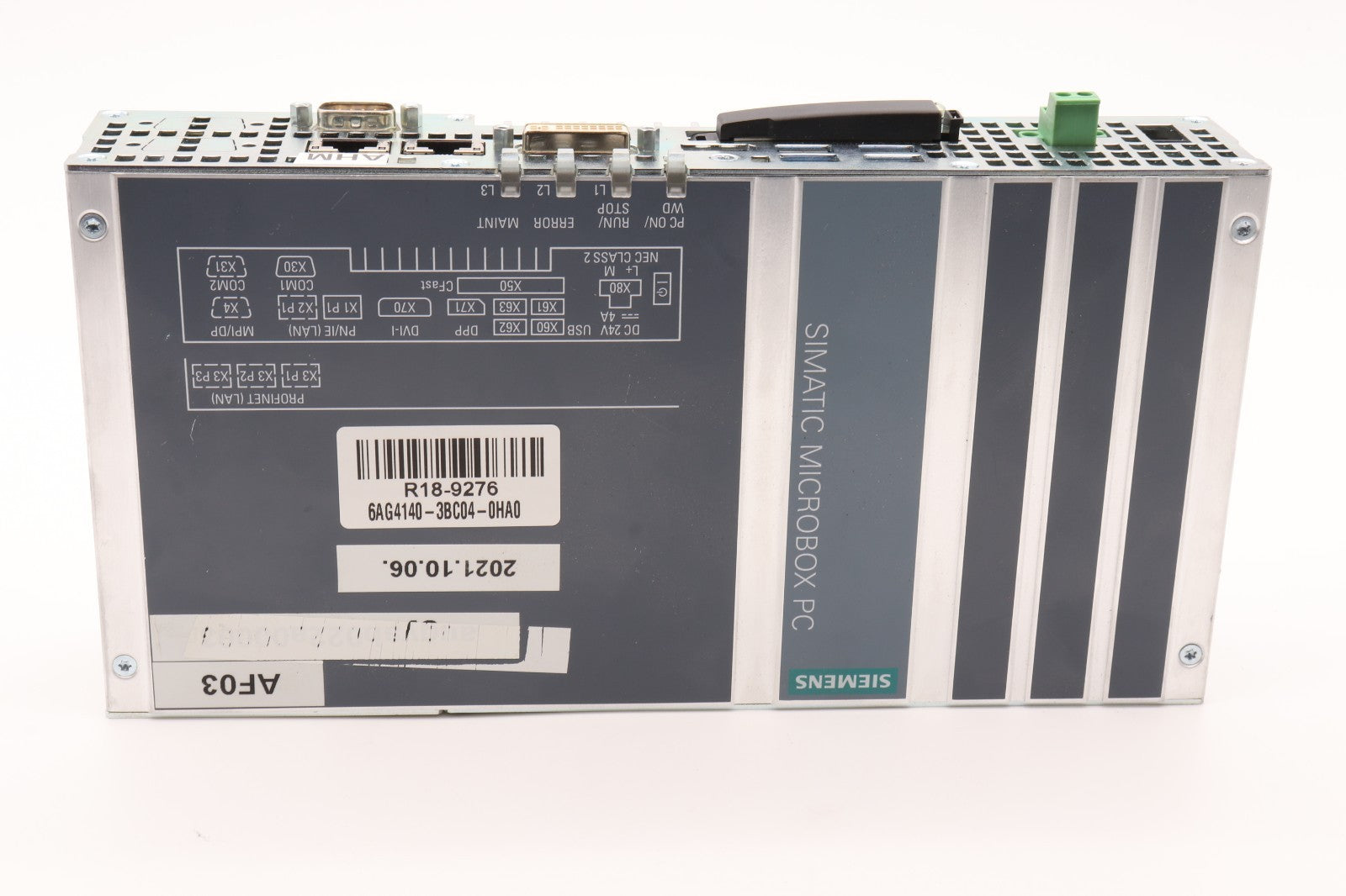 SIEMENS  SIMATIC MICROBOX PC IPC427D  6AG4140-3BC04-0HA0 - R18-9276