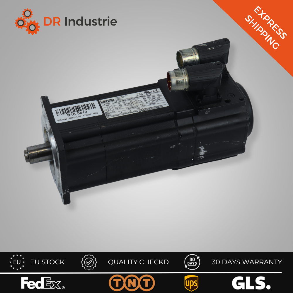 LENZE 3 PHASE BRUSHLESS MOTOR MCS 9H60-R80B0-A14N-ST5800N-R0SU
