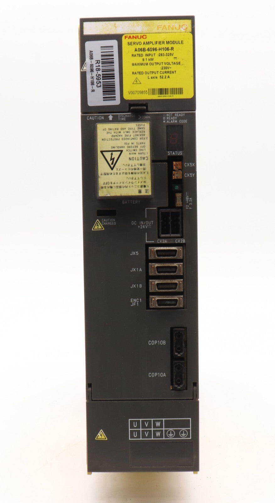 FANUC SERVO AMPLIFIER MODULE A06B-6096-H106-R