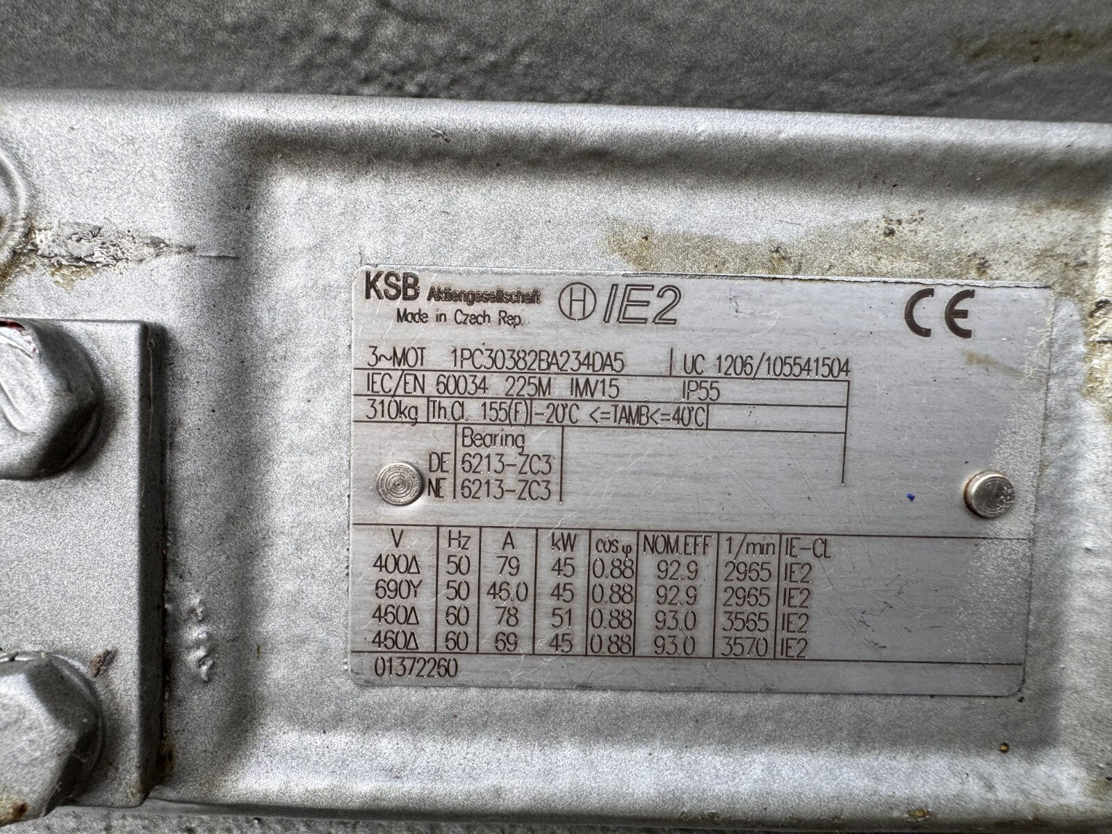 Ksb	1pc30382ba234da5	Ksb mtc v 65/3d-6.1 10.68