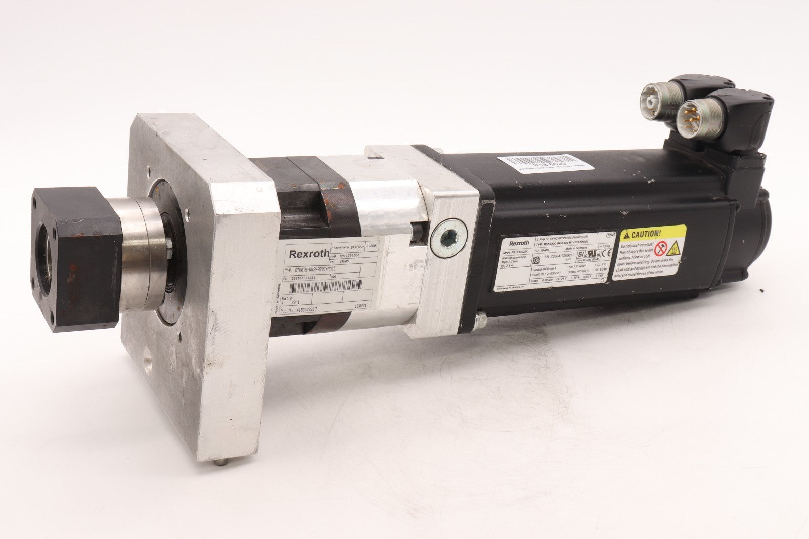 REXROTH	3 PHASE SYNCHRONOUS PM-MOTOR GTM075-NN2-020C-NN03	MSK040C-0450-NN-M1-UG1