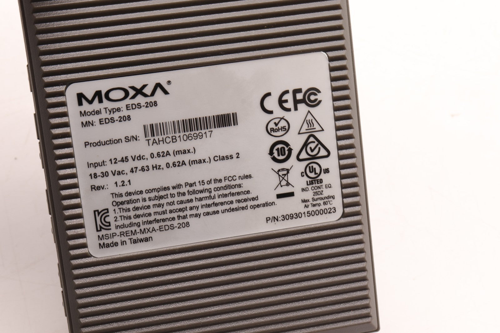 MOXA	EDS-208