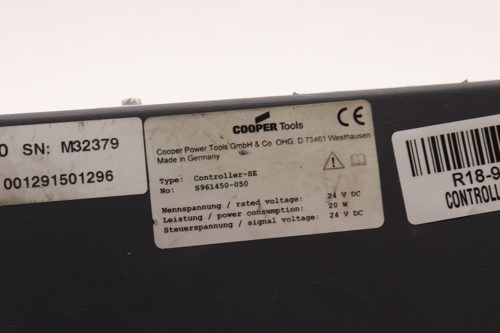 COOPER  TYPE: CONTROLLER SE	NO: S961450-050