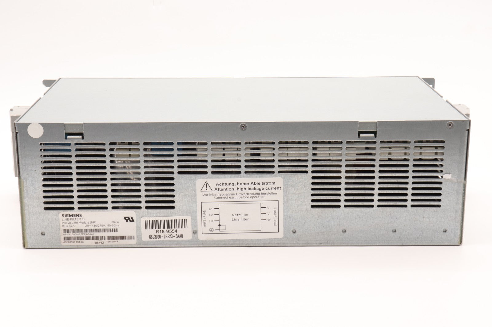SIEMENS LINE-FILTER FOR I/R	6SL3000-0BE23-6AA0