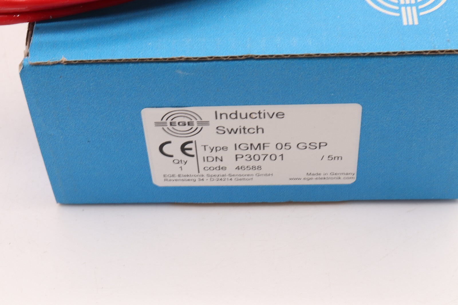 EGE INDUCTIVE SWITCH IGMF 05 GSP P30701
