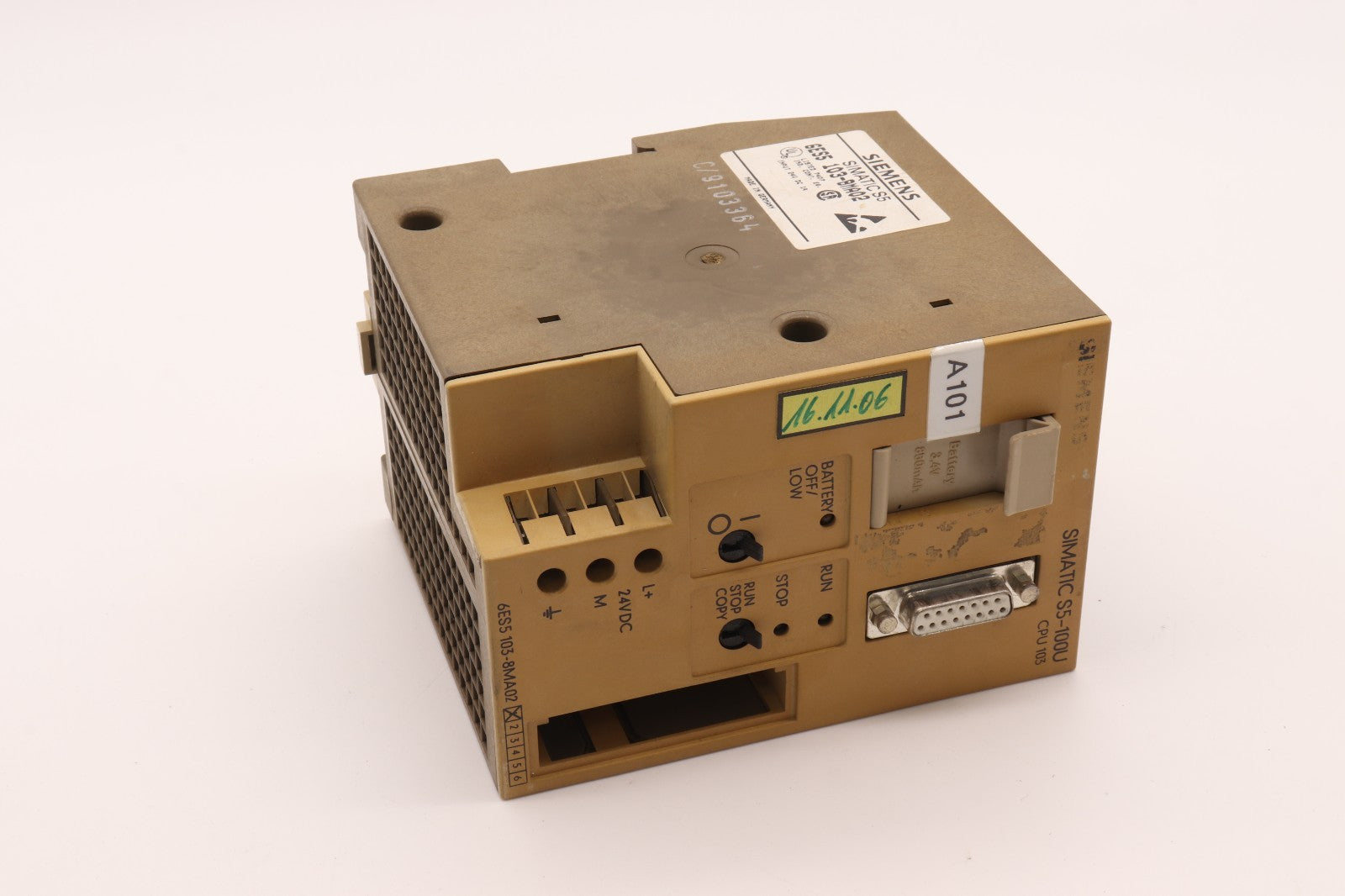 SIEMENS	SIMATIC S5	6ES5103-8MA02